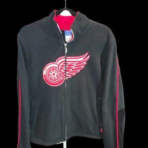 NHL RBK Detroit Red Wings Fleece Jacket Women's Size XL